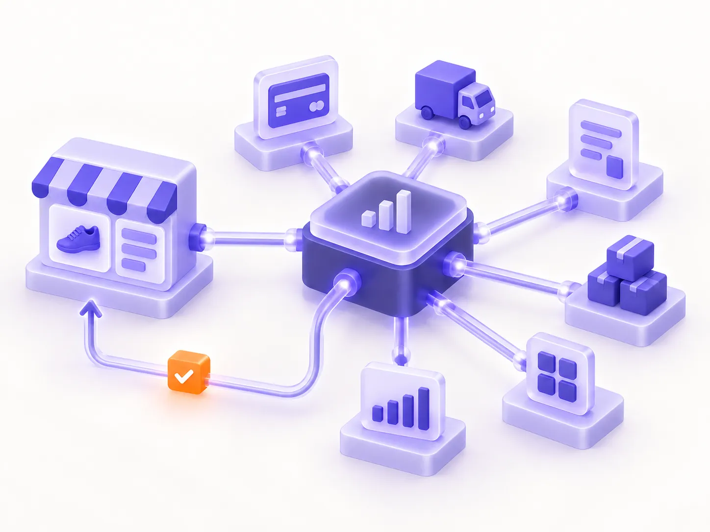 Shopify mağazasının ödeme, kargo, fatura, stok ve analitik süreçlerinin merkezi bir operasyonda birleşmesi